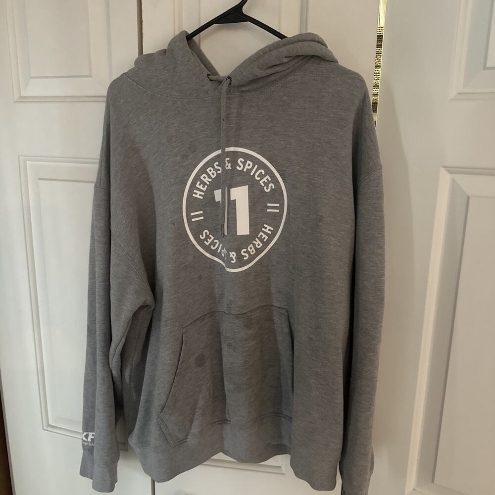KFC Grey Hooded Sweatshirt 11 Herbs And Spices